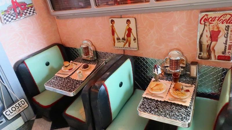 ベティのダイナー 1950s Betty’s DINER ジオラマセット