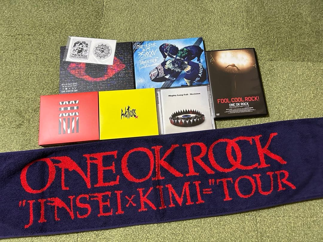 【値下げ】ワンオクONEOKROCK CD DVD タオルステッカー付まとめ売り 値下げ】ワンオクONEOKROCK CD DVD タオルステッカー付まとめ売り