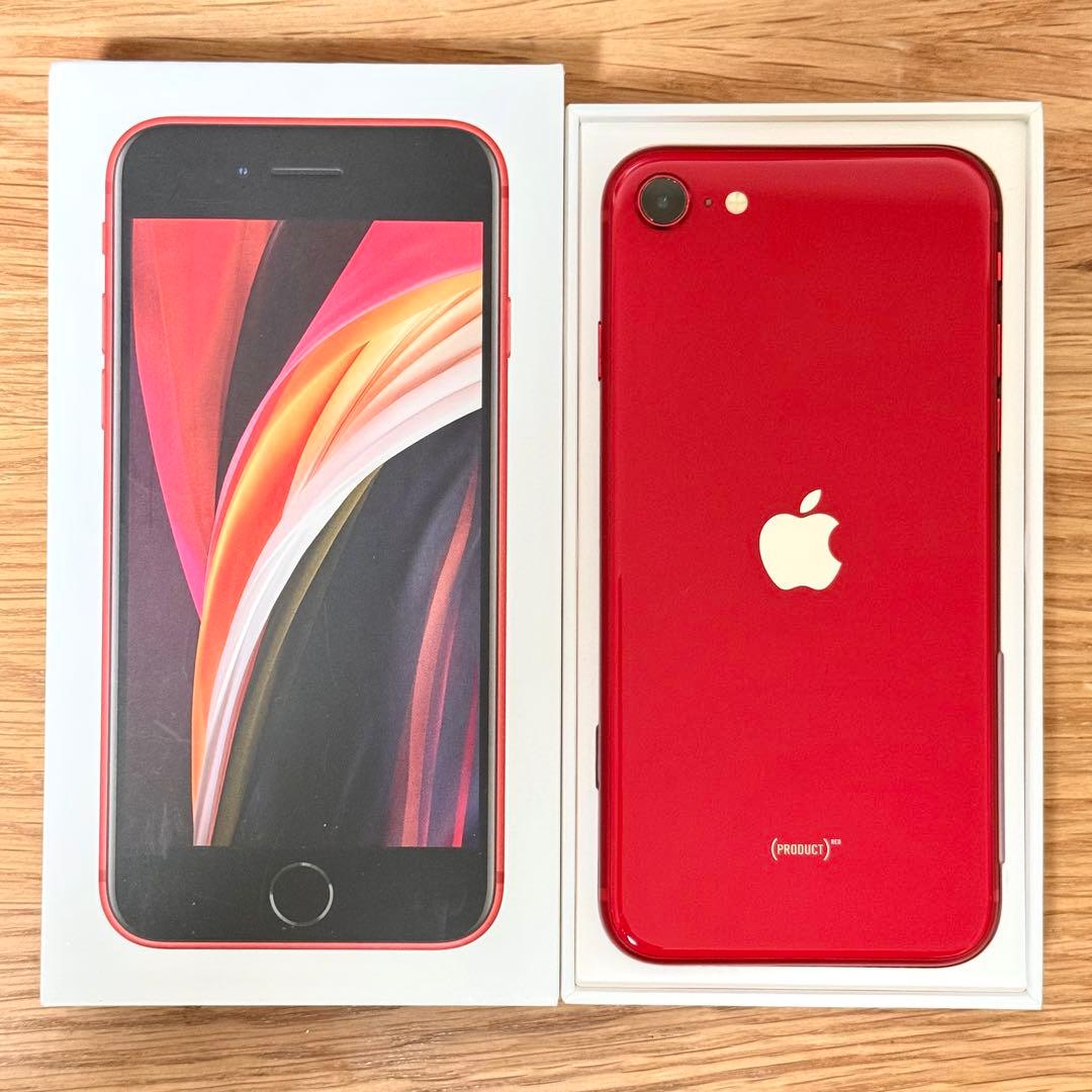 iPhone se 第2世代 64GB レッド 76% SIMフリー - メルカリ