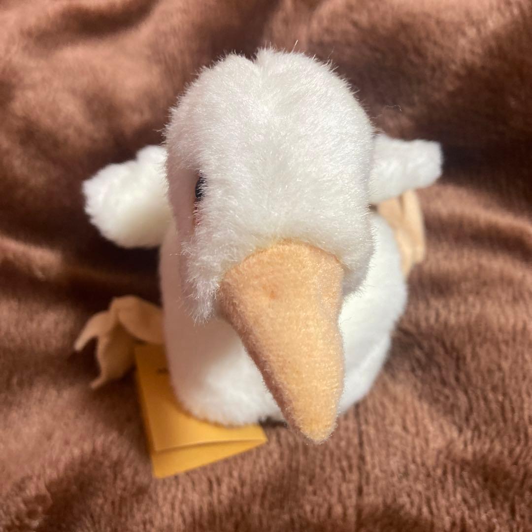 【レア希少】やまね工房 こうのとりのひな ぬいぐるみ