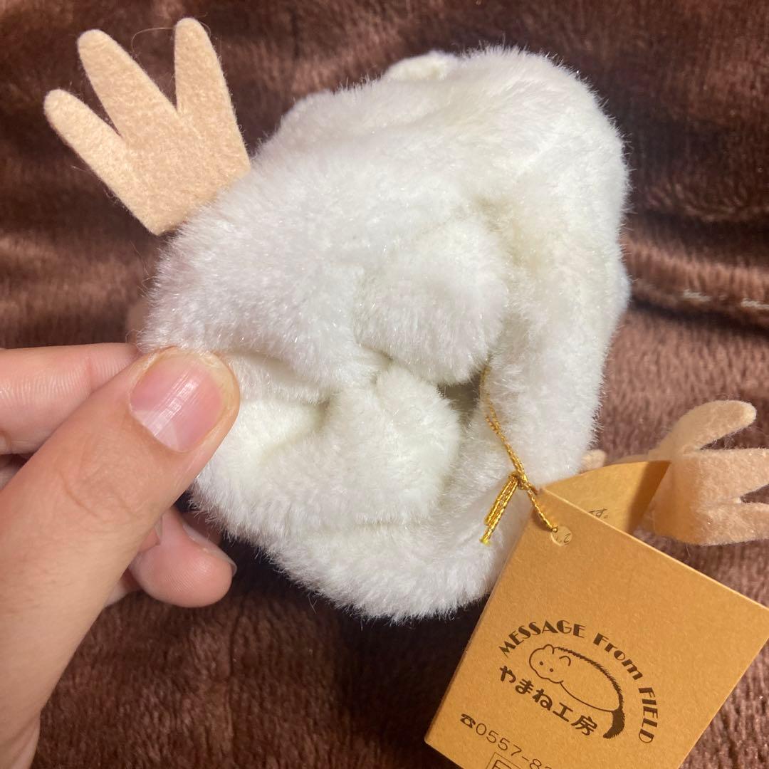 【レア希少】やまね工房 こうのとりのひな ぬいぐるみ