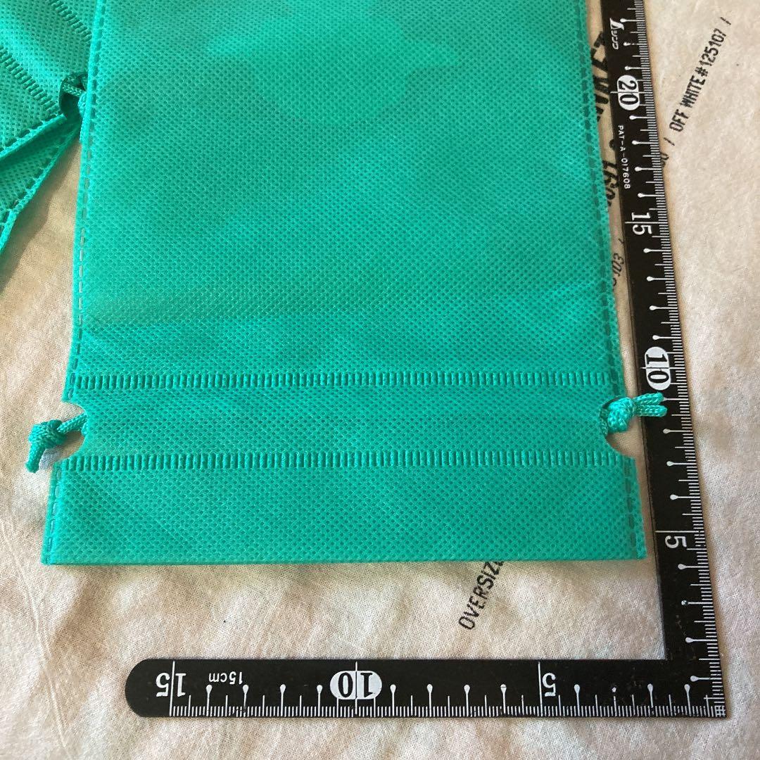 新品未使用　ポーチ　ルートイン　ホテル　3点セット　ヒツジ？　緑　不織布