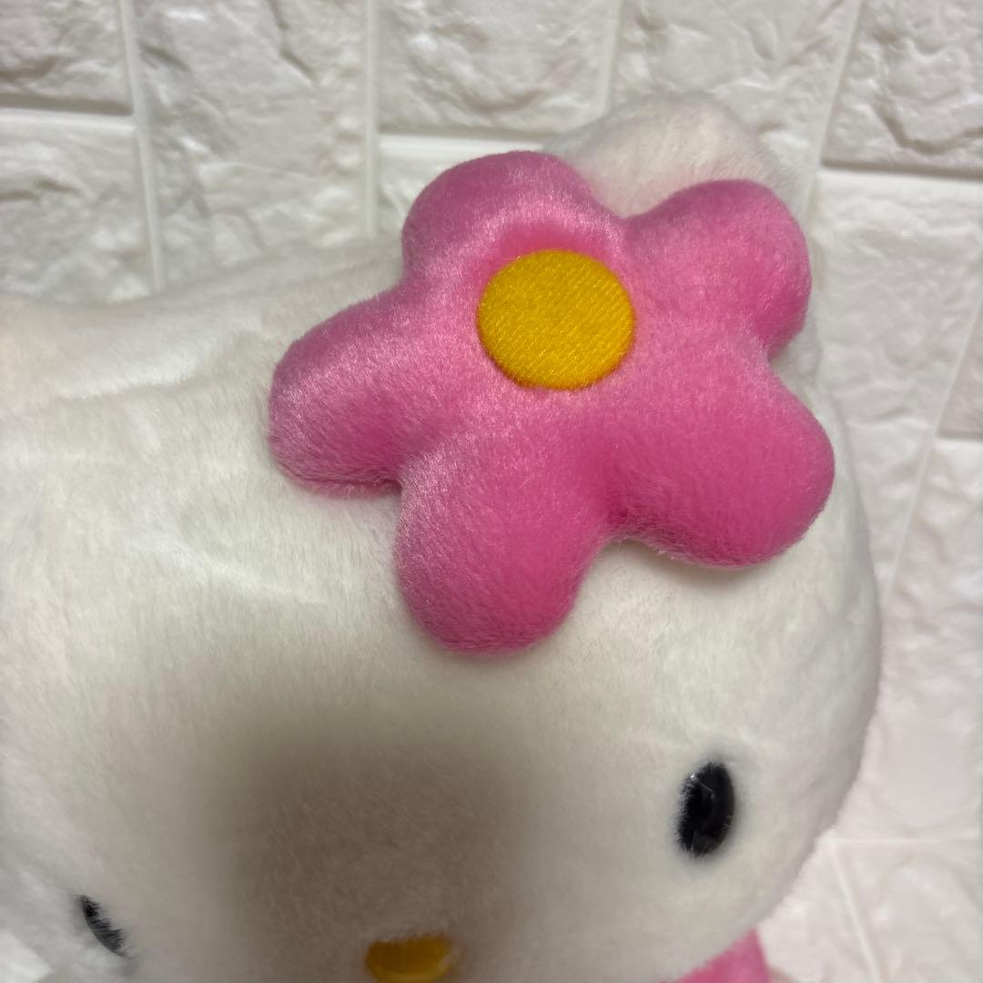 激レア　美品　サンリオ　ハローキティ 特大 1998年製　お花キティ
