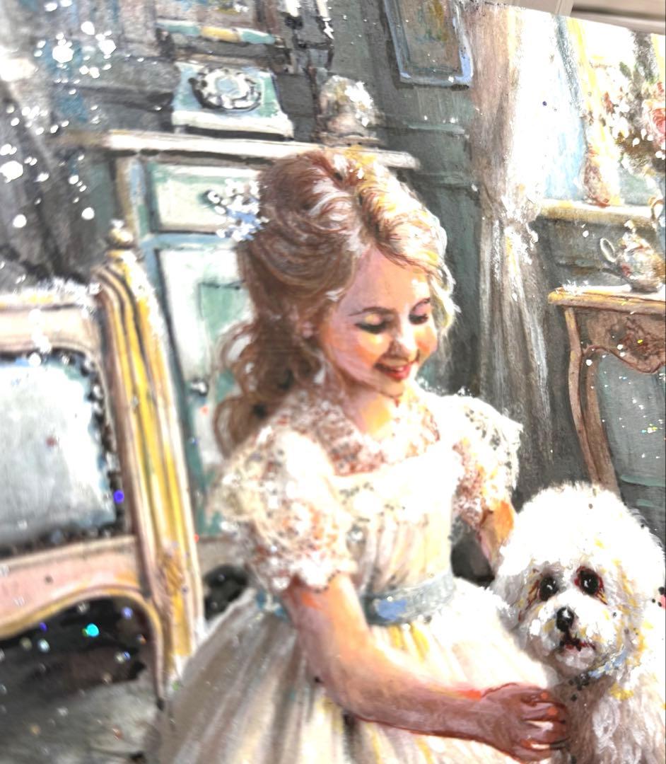 ♡*)様 絵画原画《ミントsilver 》 Tone Elegant