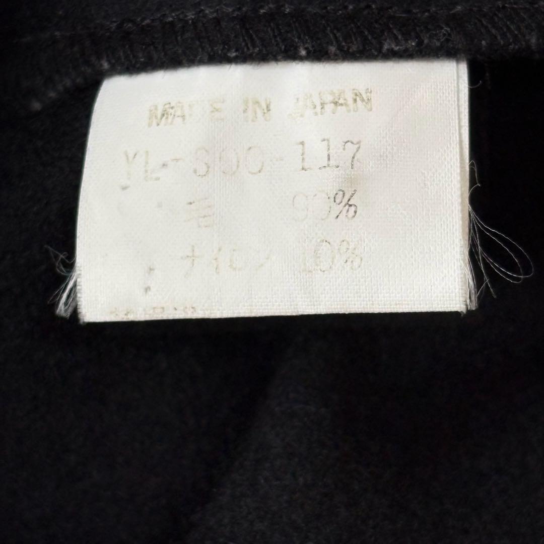 ワイズ Y's ウールナイロンフレアスカート 黒 ベルトデザイン　状態◎