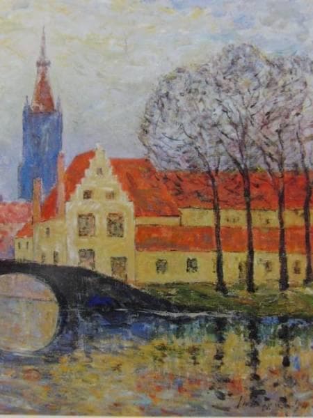 マキシム・モーフラ、「LE PONT DE LEGUENAY, BRUGES」