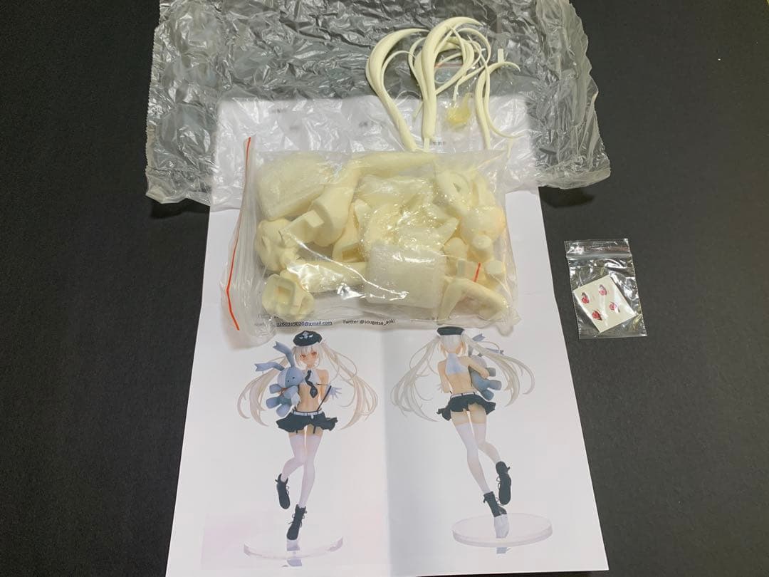 天使警察Elle rurudo 紙飛行機 蒼月アオキ ガレージキット