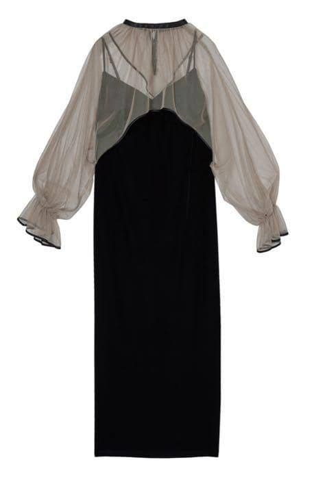 MANY WAY TULLE VEIL DRESS Ameri VINTAGE❁ MANY WAY TULLE VEIL