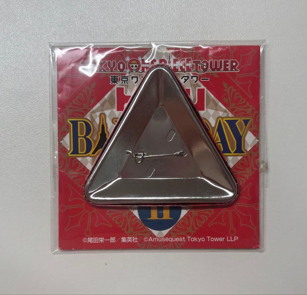 東京ワンピースタワー ゾロ トンガリバースデー缶バッジ