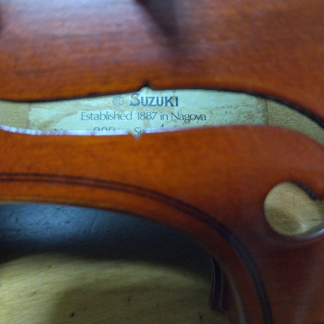 ♥即、使用可♥大特価♥スズキバイオリン4/4NO.200弓ケース松脂付♥メンテ済