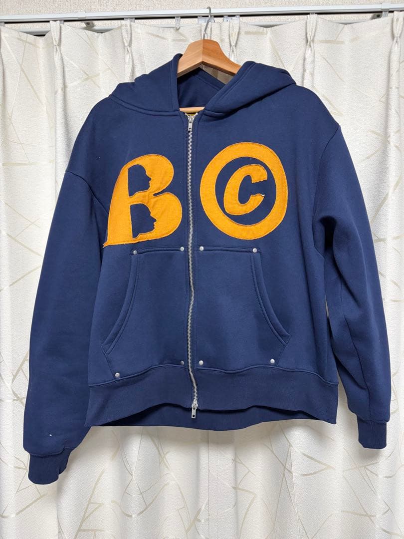 トップス Beck and call BC logo zip hoodie