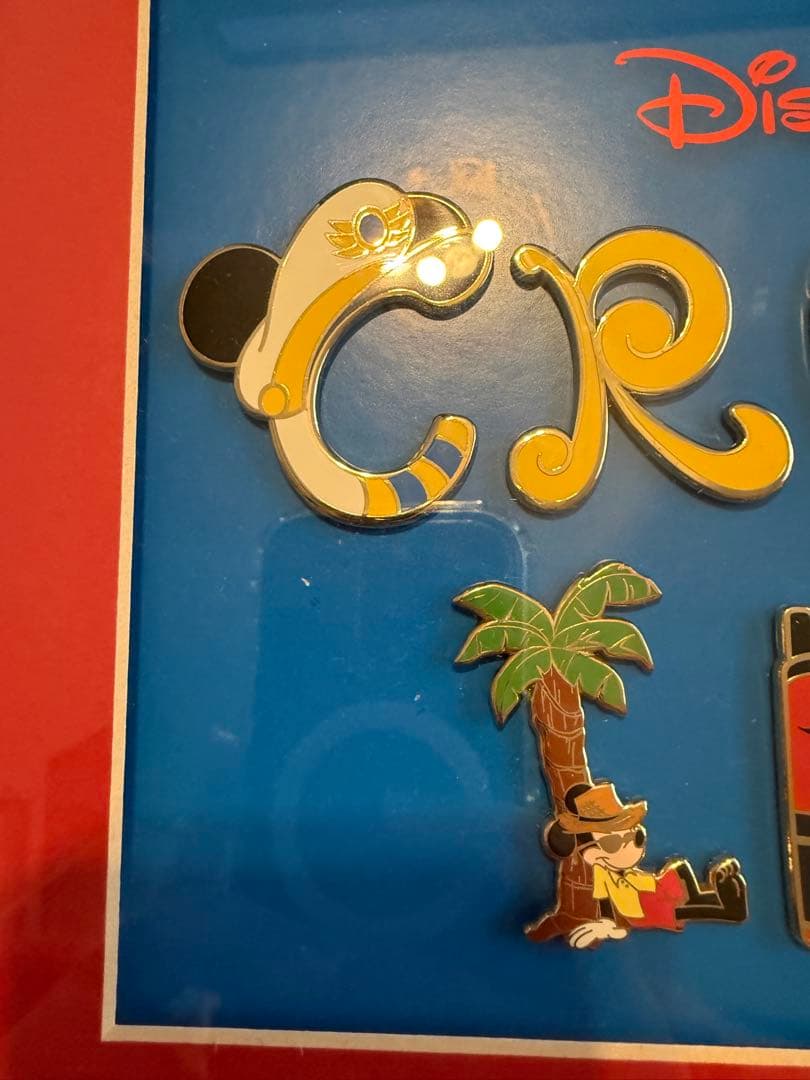 ディズニー クルーズ ライン フレーム付き ピンバッジ セット Disney