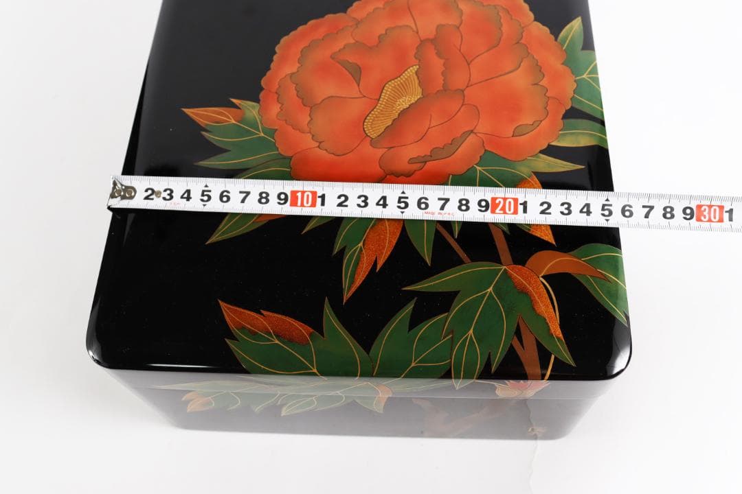 輪島塗　木谷信夫 文庫 蒔絵 文箱 硯箱