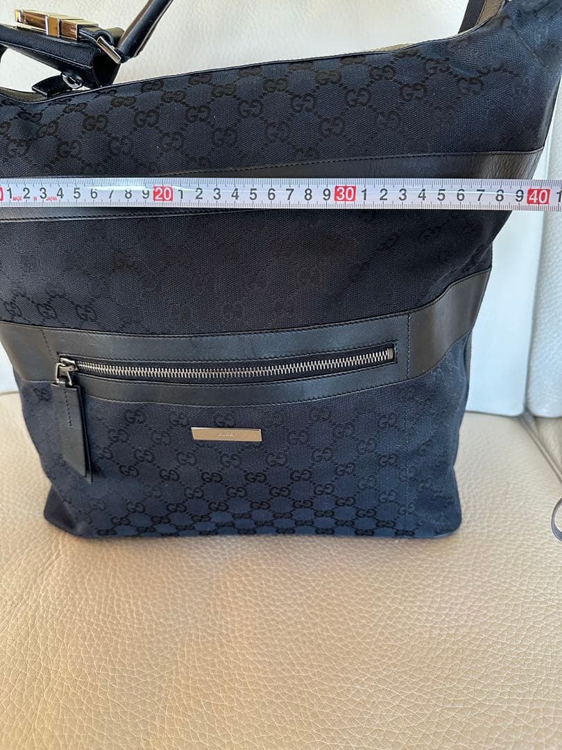 GUCCI グッチ ショルダーバッグ GGキャンバス ブラック 正規品