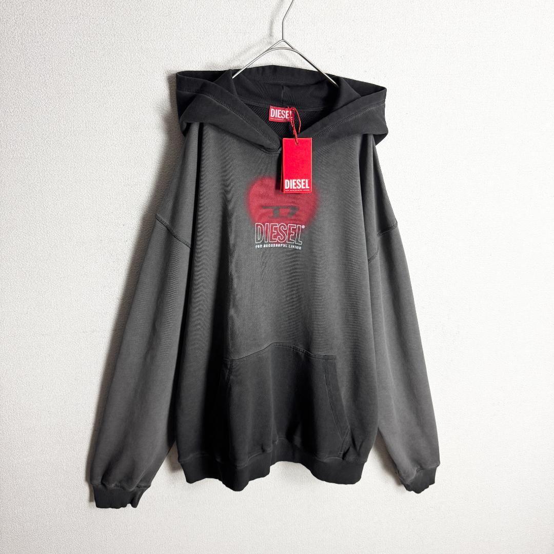 【新品☆完売モデル☆入手不可☆ハート】ディーゼル スプレーアート パーカー