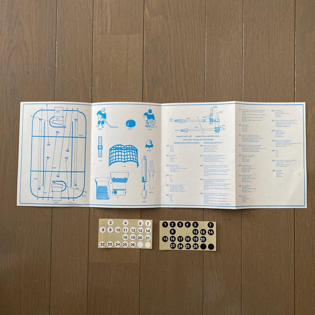 【極レア】'80sフィンランド製リアルアイスホッケーゲーム　スケール大 箱付き