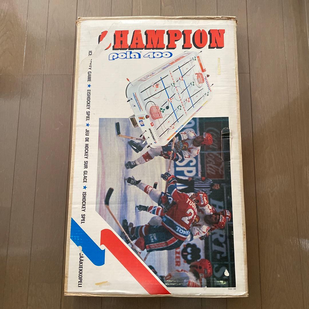 【極レア】'80sフィンランド製リアルアイスホッケーゲーム　スケール大 箱付き