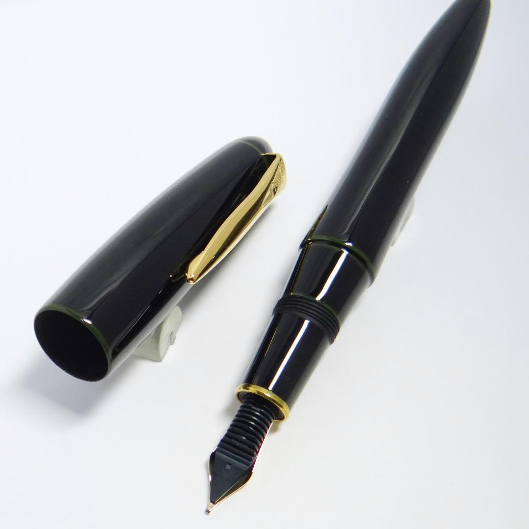 【状態良好・買得】プラチナ 万年筆 出雲 空溜　溜塗り 空溜 PLATINUM