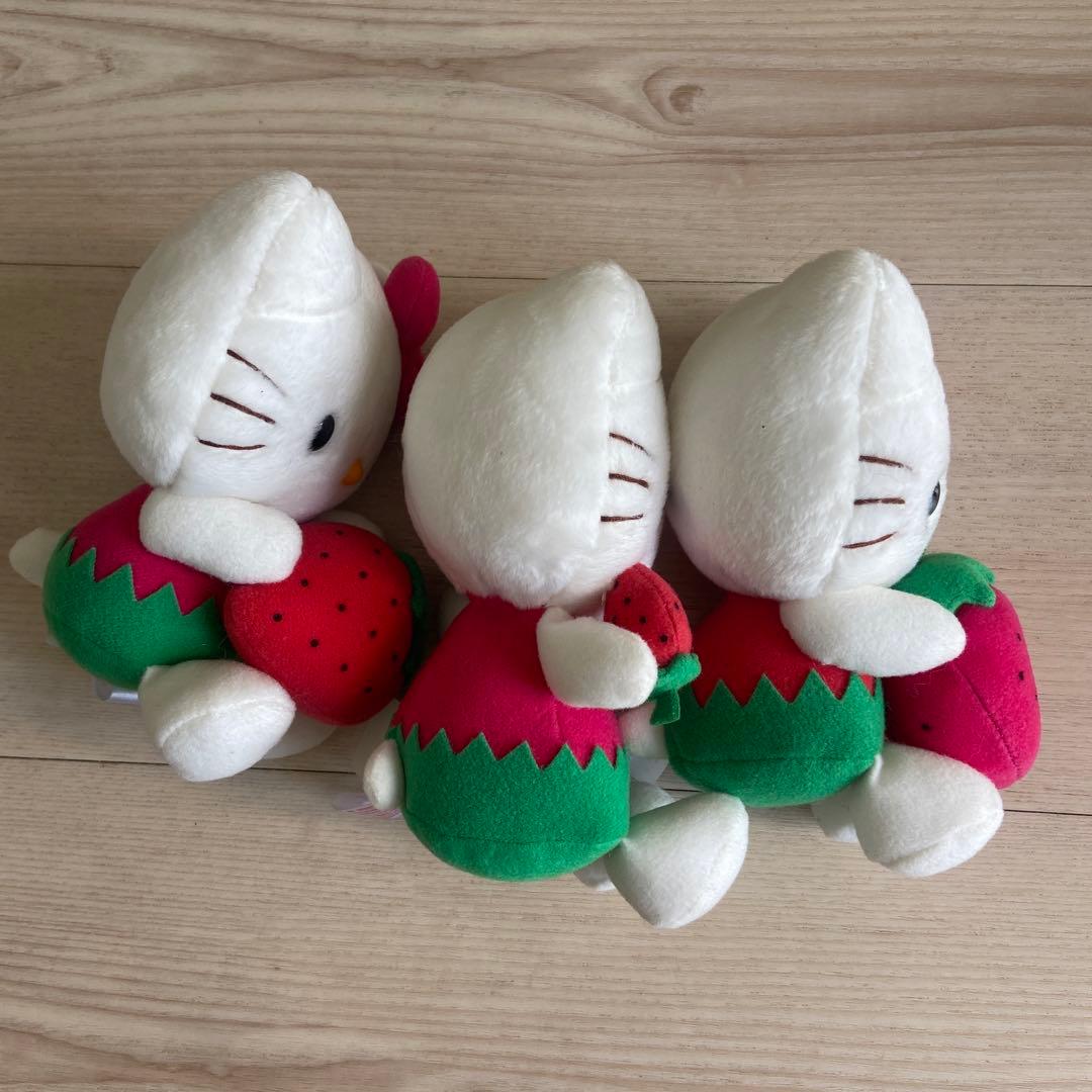 サンリオ　いちごキティ ぬいぐるみ非売品グッズ　平成レトロ　レアまとめ売りグッズ