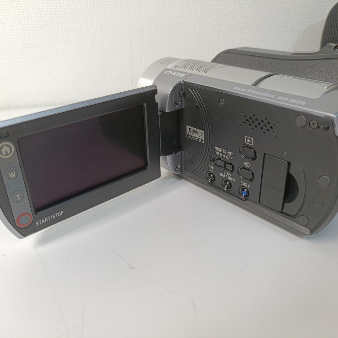 【美品】SONY ハンディカム DCR-SR220 デジタルビデオカメラ