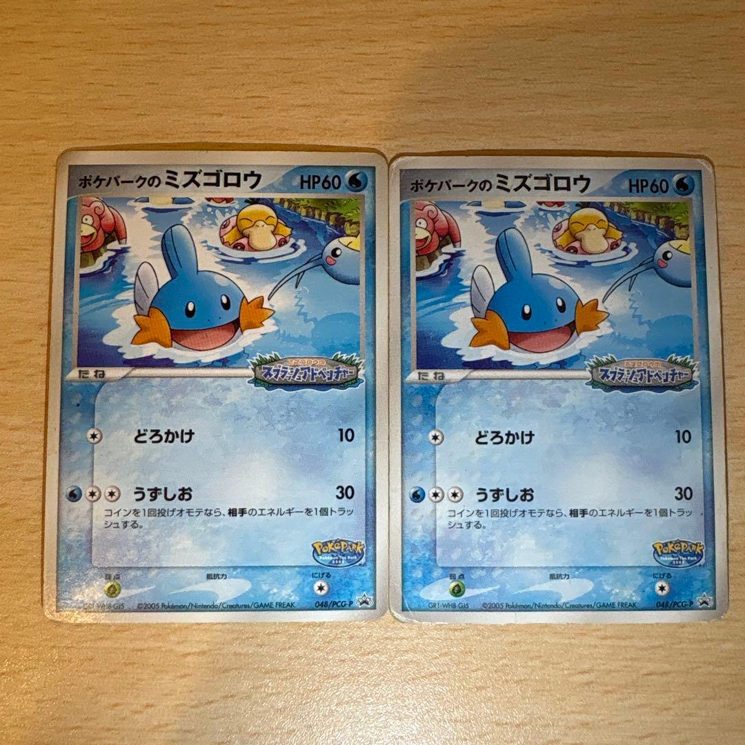 ポケパークのミズゴロウ ポケモンカード 2枚セットプロモカード - メルカリ