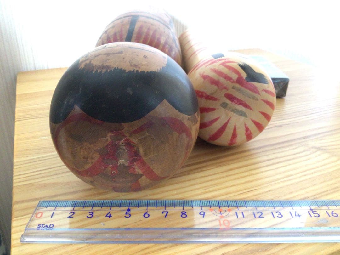 戦前作品 伝統こけし 工人＞秋田県 木地山系＞小椋久太郎 32.5cm 高橋金三