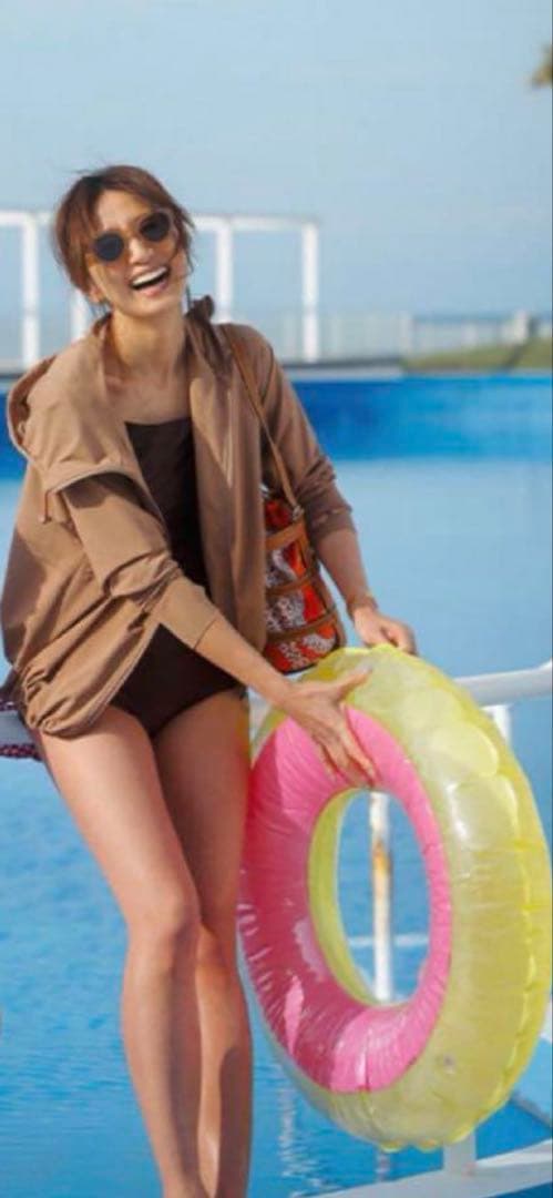 FORME フォルム　ラッシュガード　パーカー　ブラウン　美品