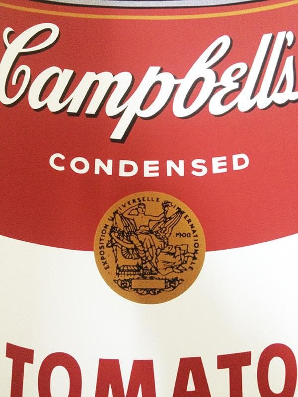 額装済/キャンベルスープ缶 I(Tomato) 1968（アンディ ウォーホル）