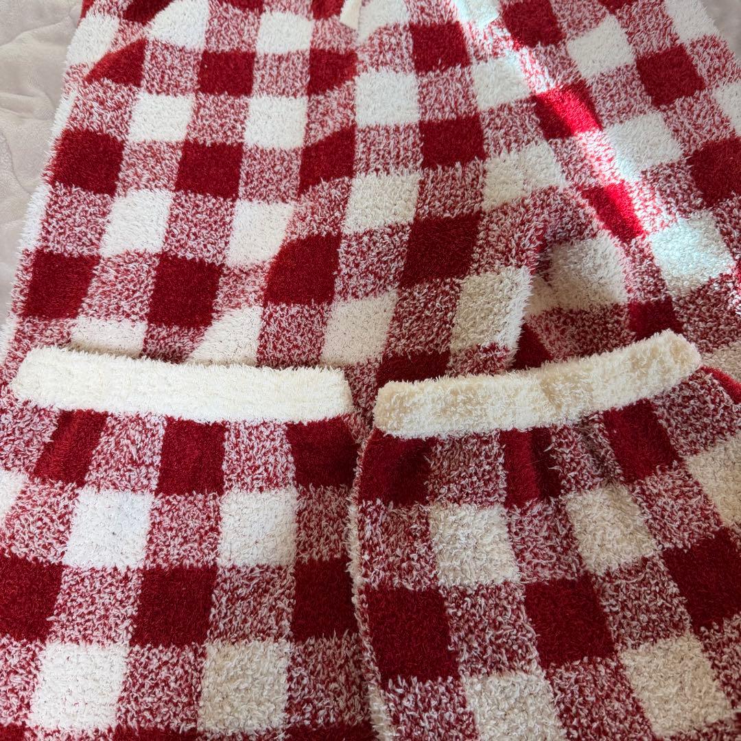 ジェラートピケ　3柄ジャガードロングパンツ　チェック