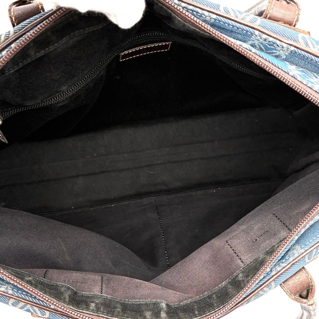 正規品 ロエベ ビジネスバッグ アナグラム A4 PC可 メンズ ネイビー