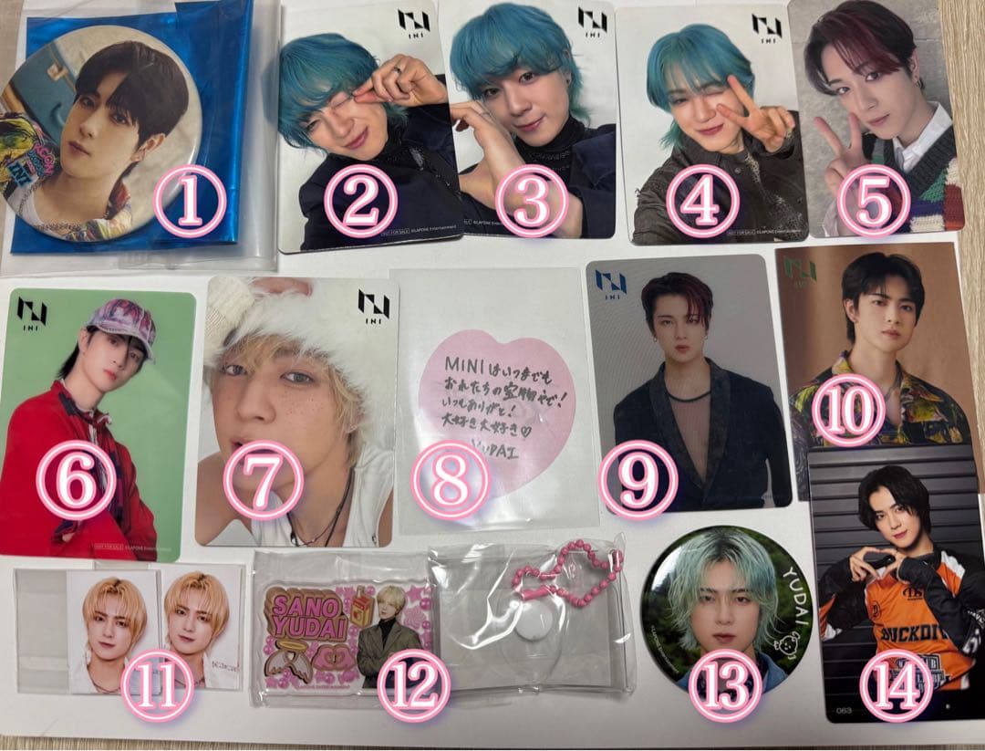 INI 佐野雄大 まとめ売り(バラ売り可)詳細をご覧下さい。