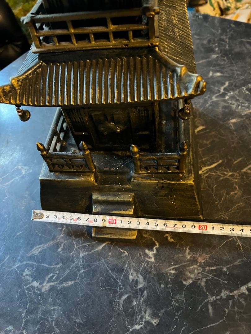 秀ちゃん、五重の塔 、鉄製五重塔、80センチヴィンテージ物 金属製重量級