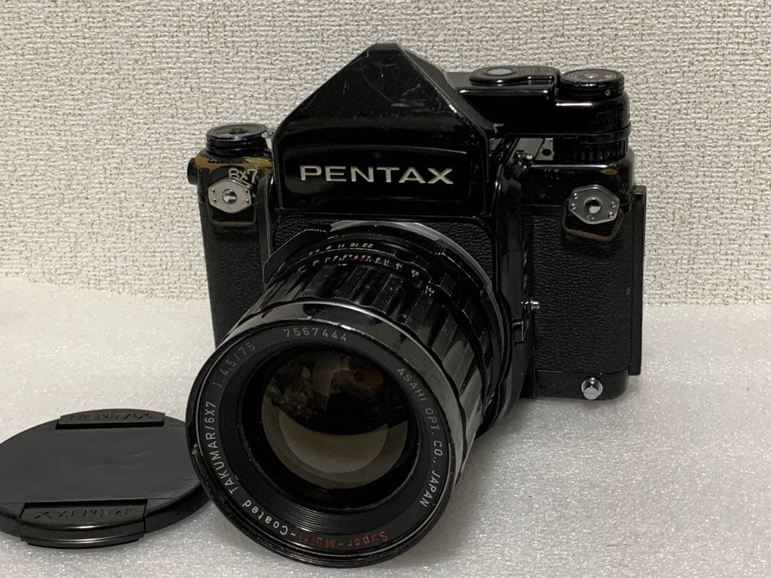 フィルムカメラ PENTAX TAKUMAR 6x7 4.5 / 75 SMC Pentax 67 / S-M-C