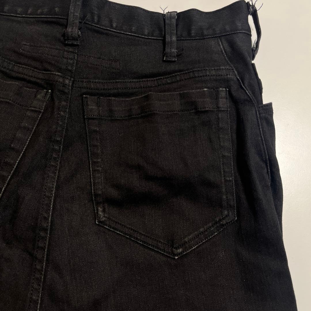 20-21FW JULIUS ユリウス サルエルデニムパンツ ブラック 1サイズ