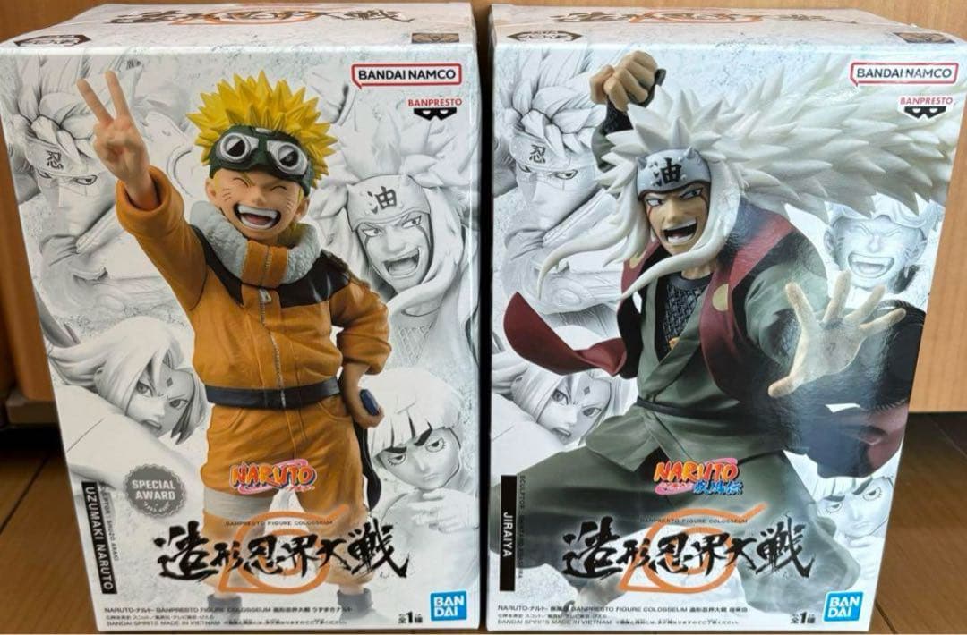 NARUTO フィギュア 造形忍界大戦 うずまきナルト 自来也 未開封 ARUTO