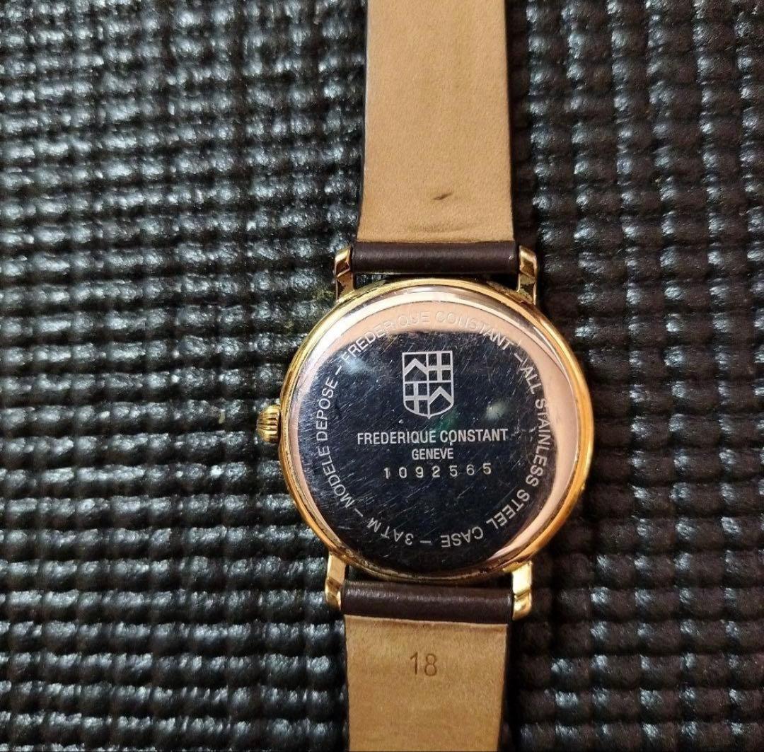 フレデリック・コンスタント クォーツ腕時計　ムーンフェイス