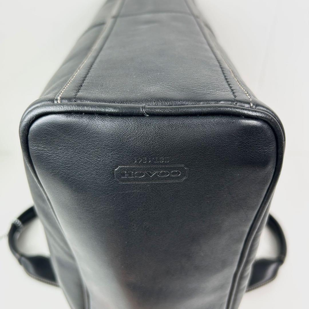 ✅【美品】メンテ済み　コーチ　ビジネスバッグ　COACH ショルダー　レザー