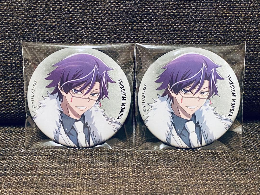 桃源暗鬼 桃華月詠 缶バッジ 2個セット ベースヤードトーキョー - メルカリ