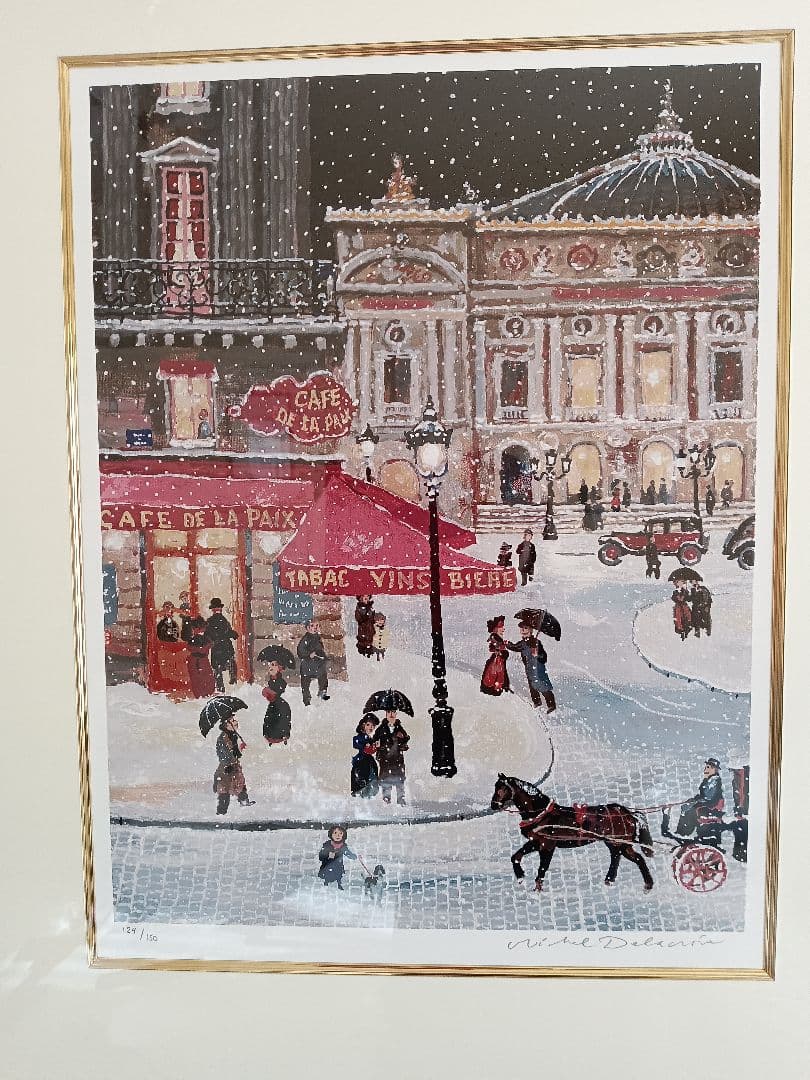 ミッシェルドラクロワ オペラ座の雪の夕暮れ - メルカリ