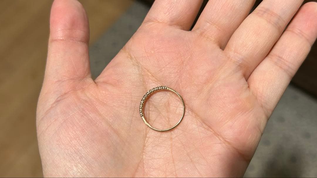 ダイヤモンド　0.2ct k18PG リング