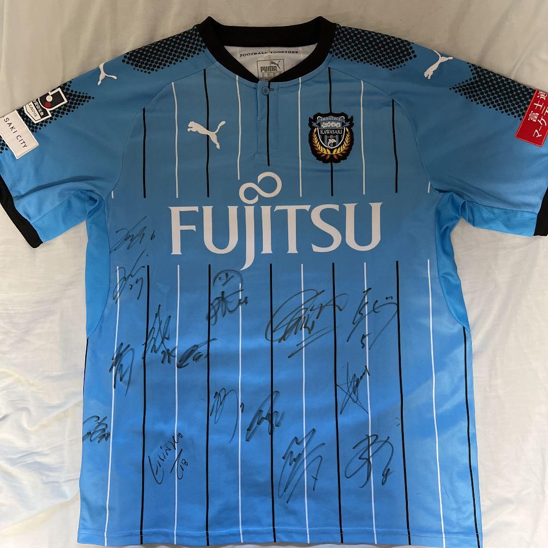 川崎フロンターレ サイン入りユニフォーム - メルカリ