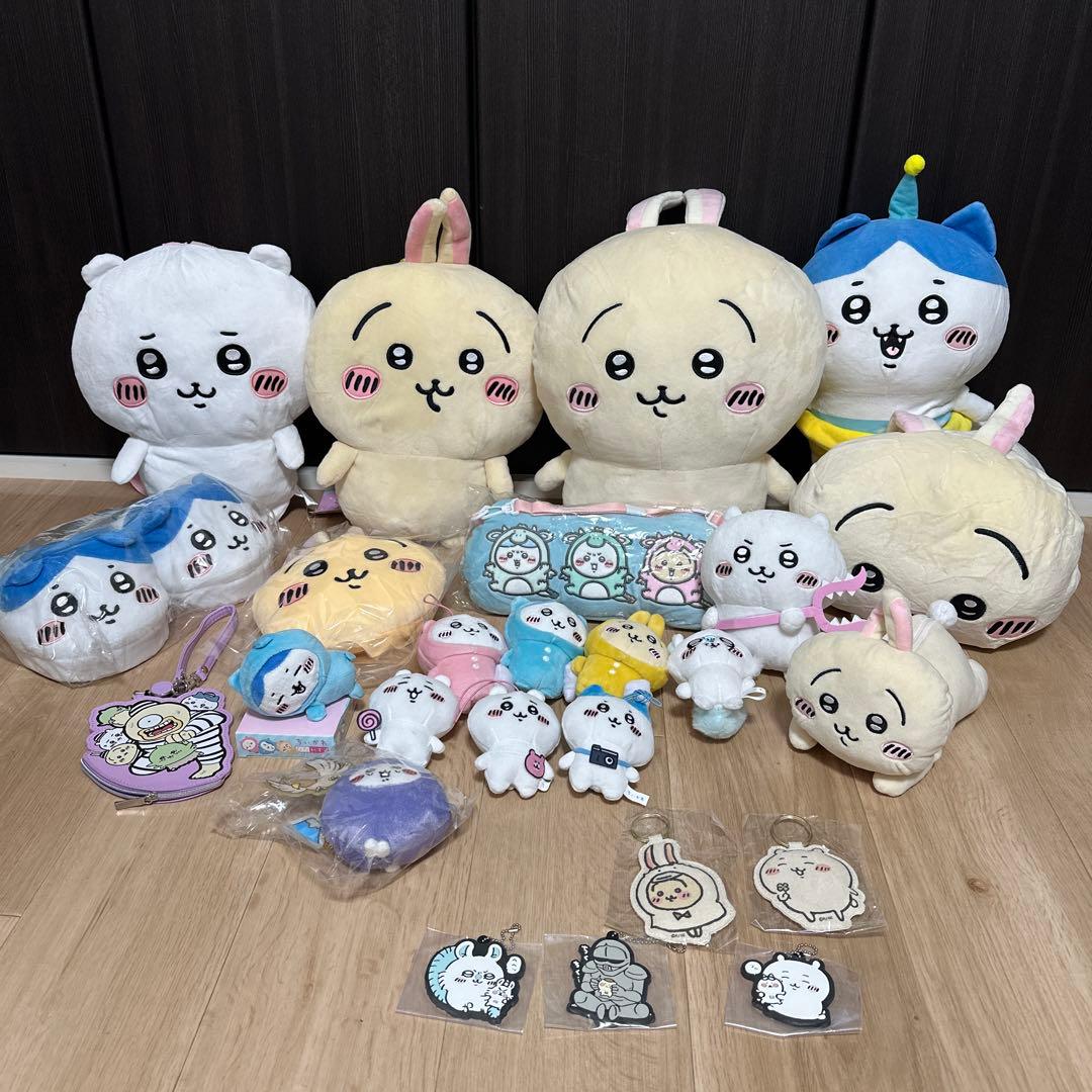 ちいかわ,うさぎ,ハチワレグッズぬいぐるみまとめ売り