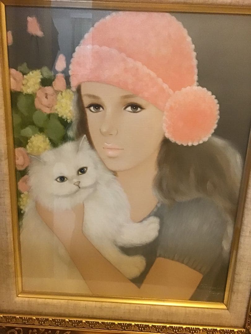 東郷たまみ　絵画　F8号