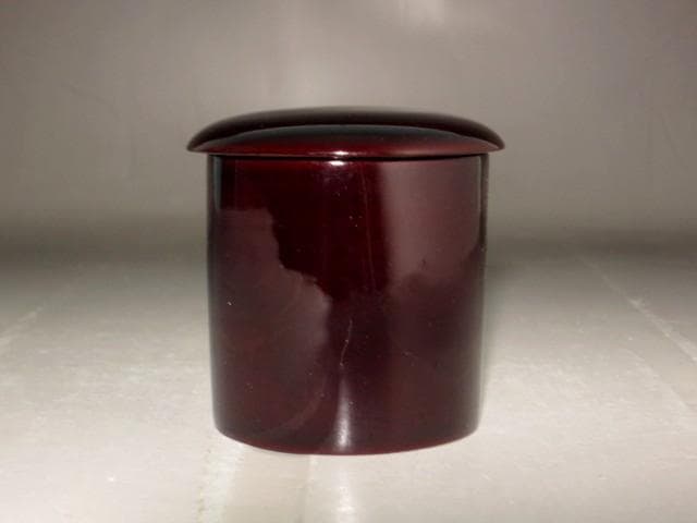 千家十職 中村宗哲 碁笥棗 鵬雲斎花押の逸品 r267