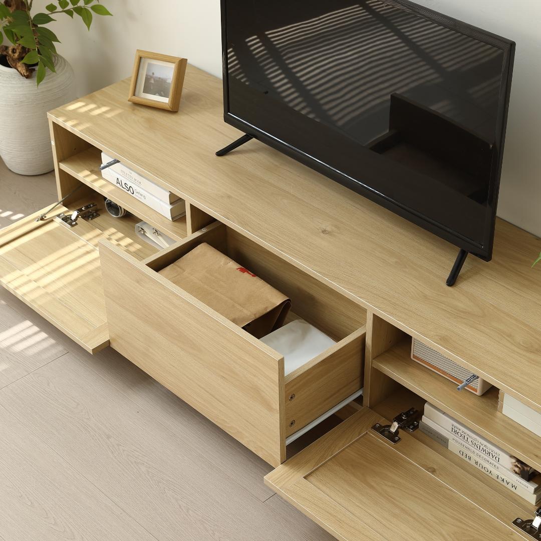 超人気！【幅150cm】テレビ台 ローボード 収納 テレビボード NATURAL