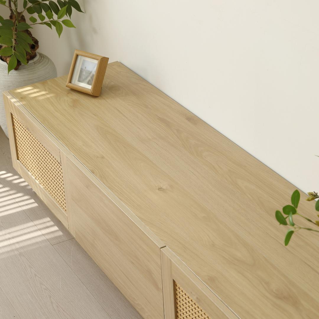 超人気！【幅150cm】テレビ台 ローボード 収納 テレビボード NATURAL