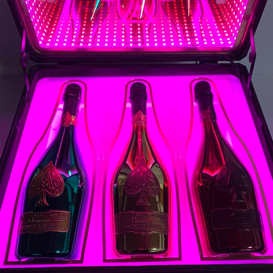 アルマンド アタッシュケース 信号機 グリーン ゴールド レッド