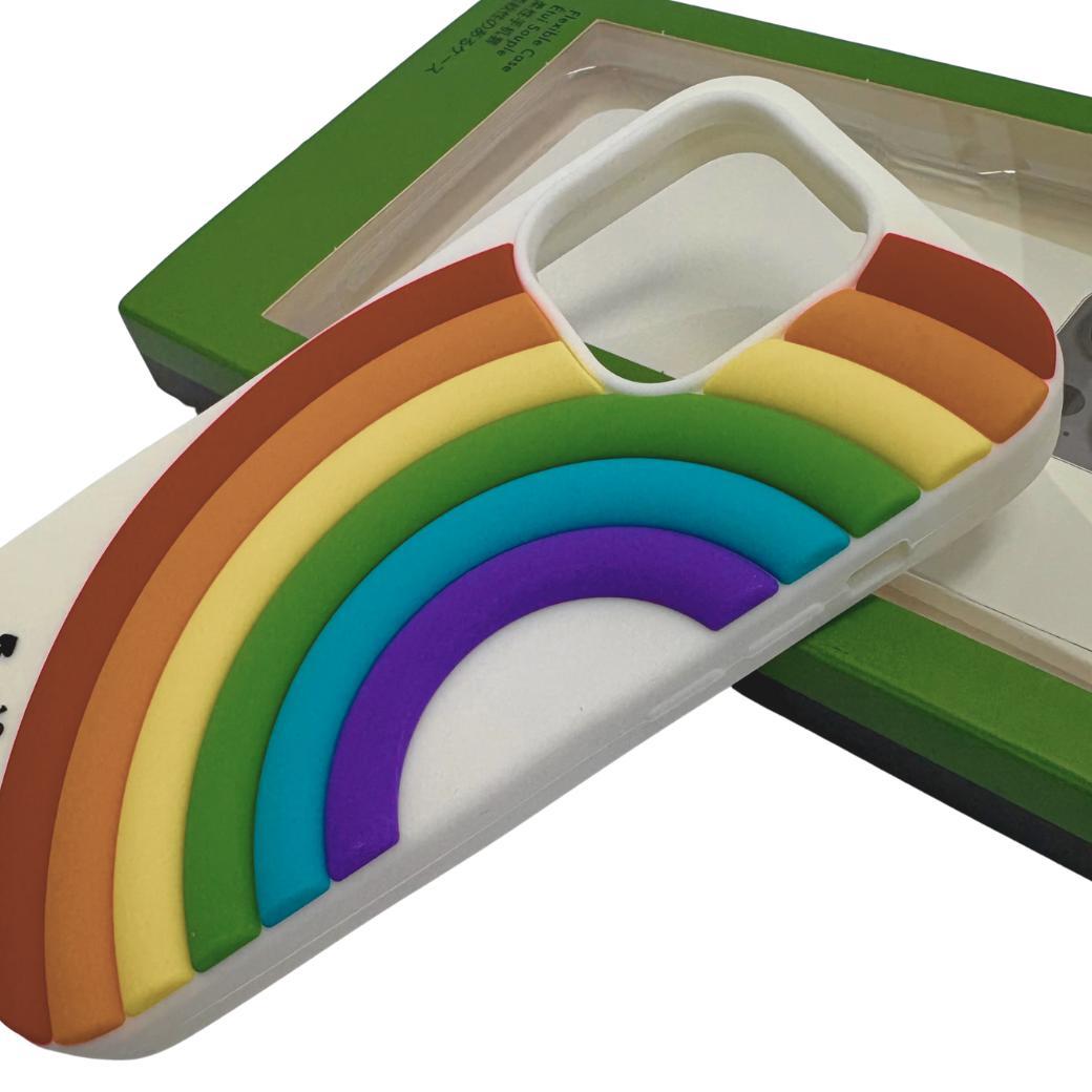 新品・ケイトスペード iPhone14対応 ケース レインボー KATE SPADE