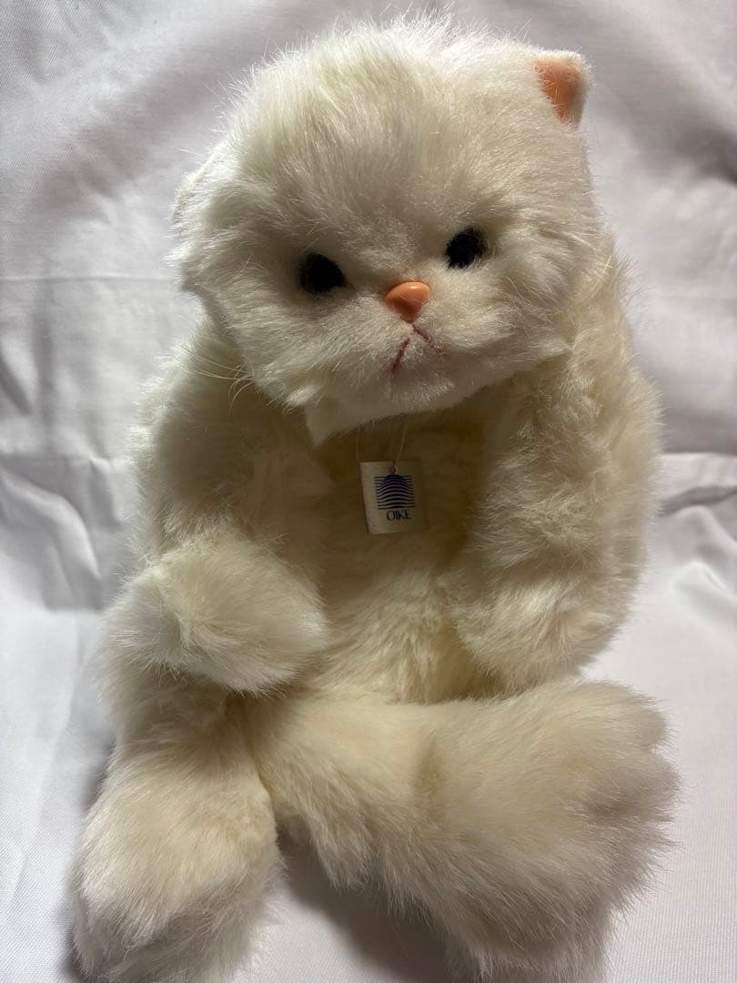ぬいぐるみ オオイケ 猫 ペルシャ レトロ 昭和 - メルカリ