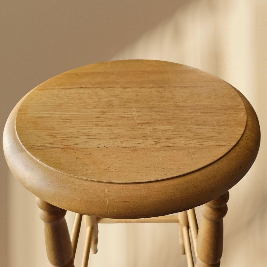 (*)様 francfranc/フランフラン プラードスツールHIGH 天然木